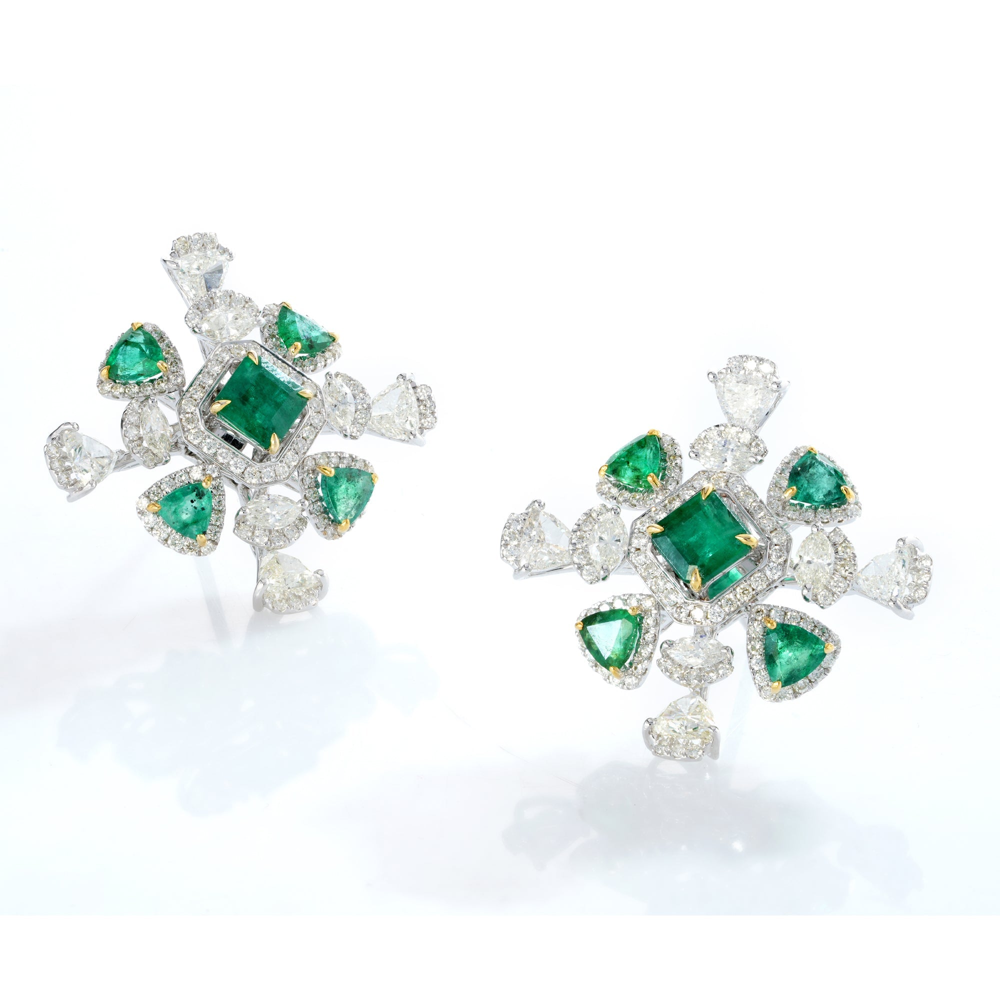 Emerald Croixé Earrings