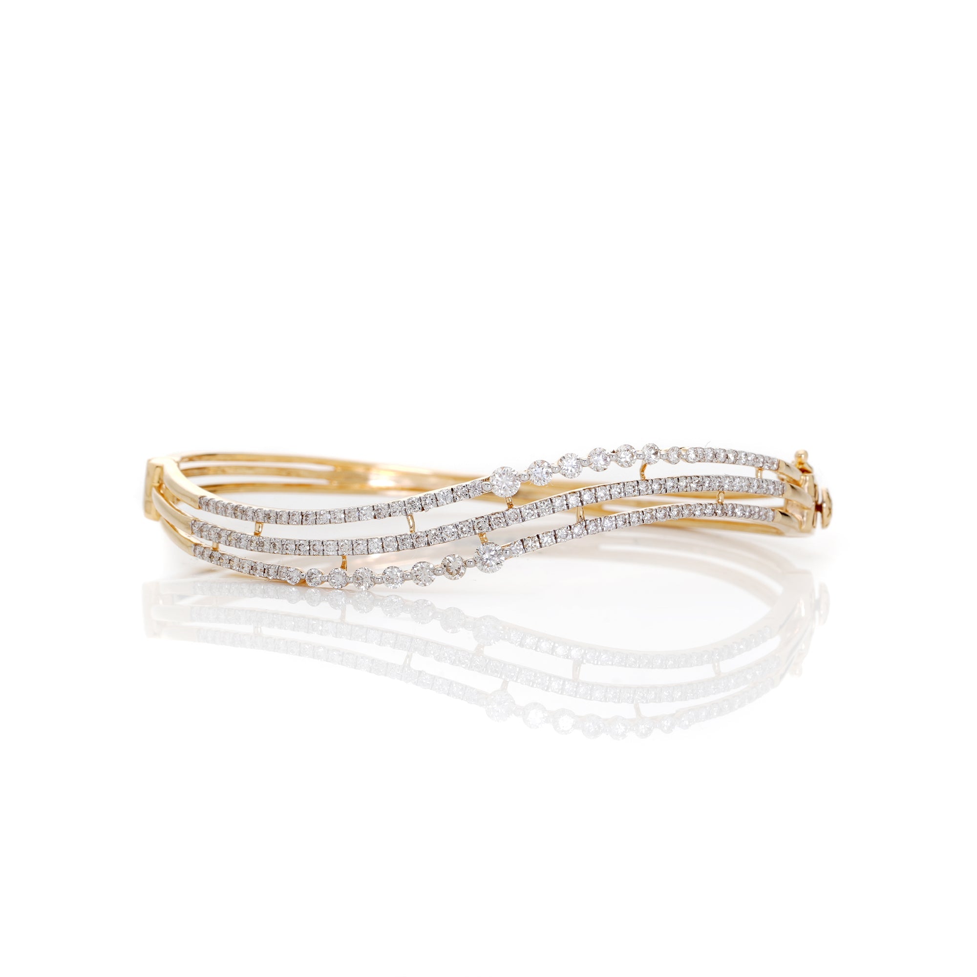 Wavy Diamond Bracelet
