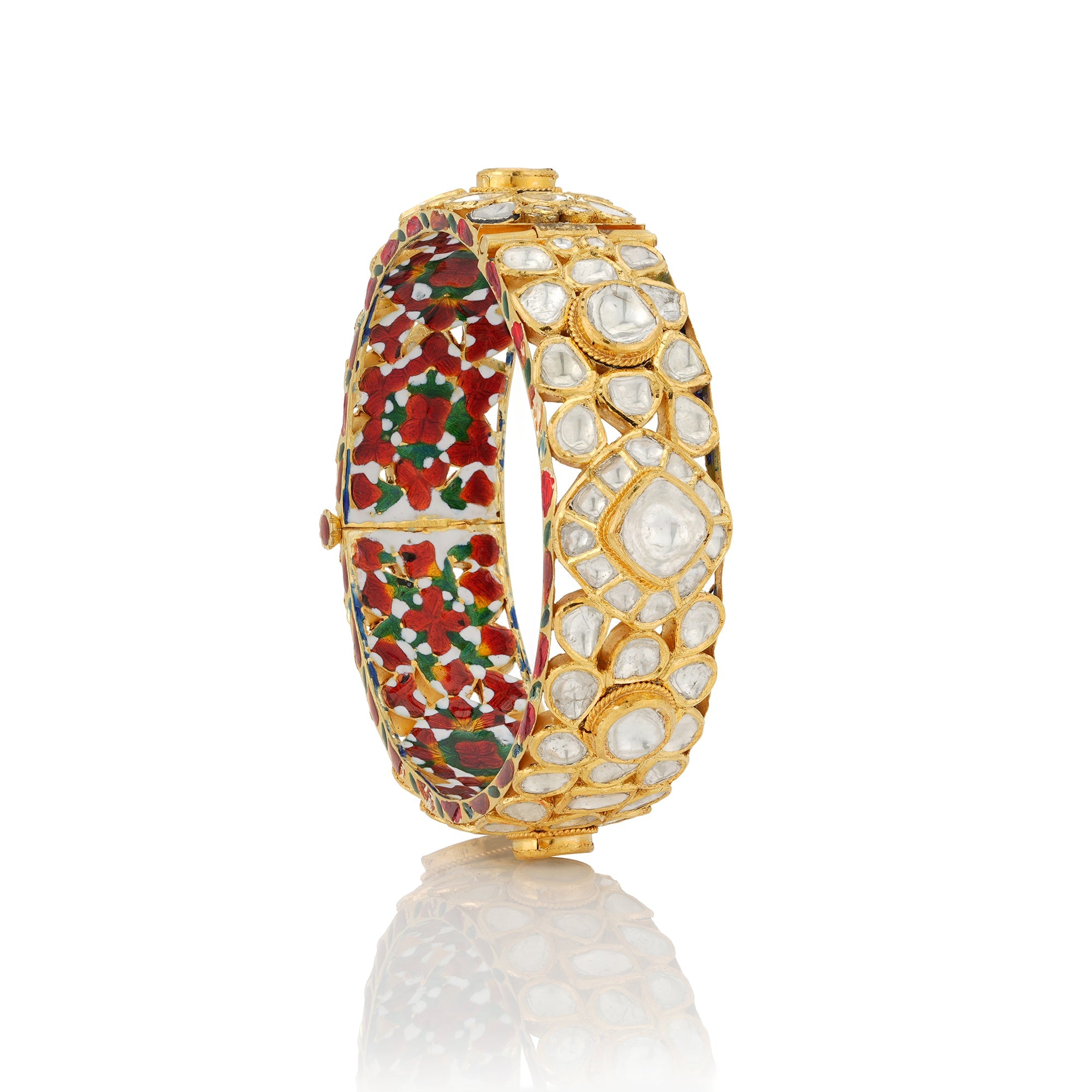 Aquared Polki Bangles