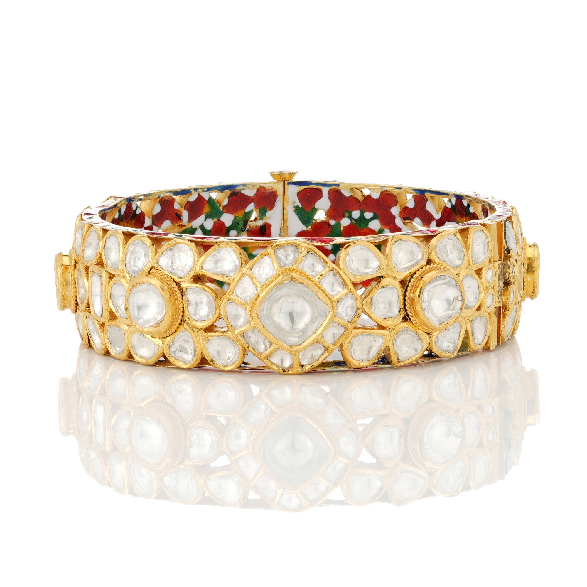 Aquared Polki Bangles