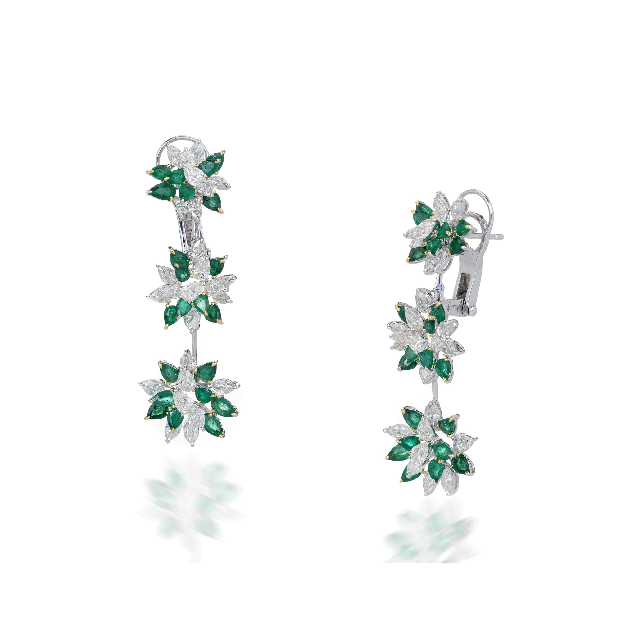 Long Fleur Earrings