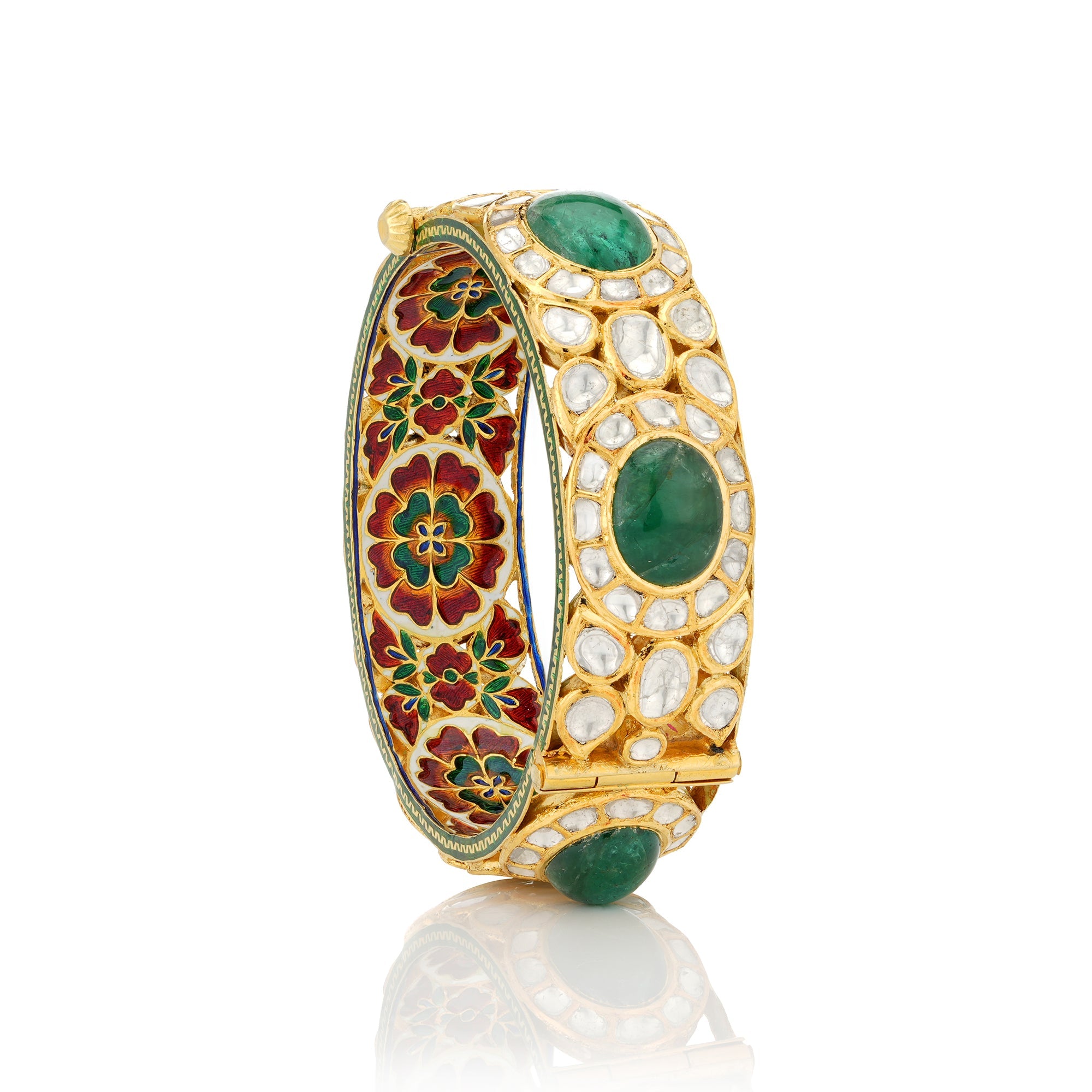Ooid Polki Bangles
