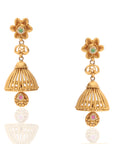 Kiyara Floral Gold earrings