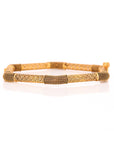 Couture Hexagon Gold Bangles