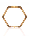 Couture Hexagon Gold Bangles