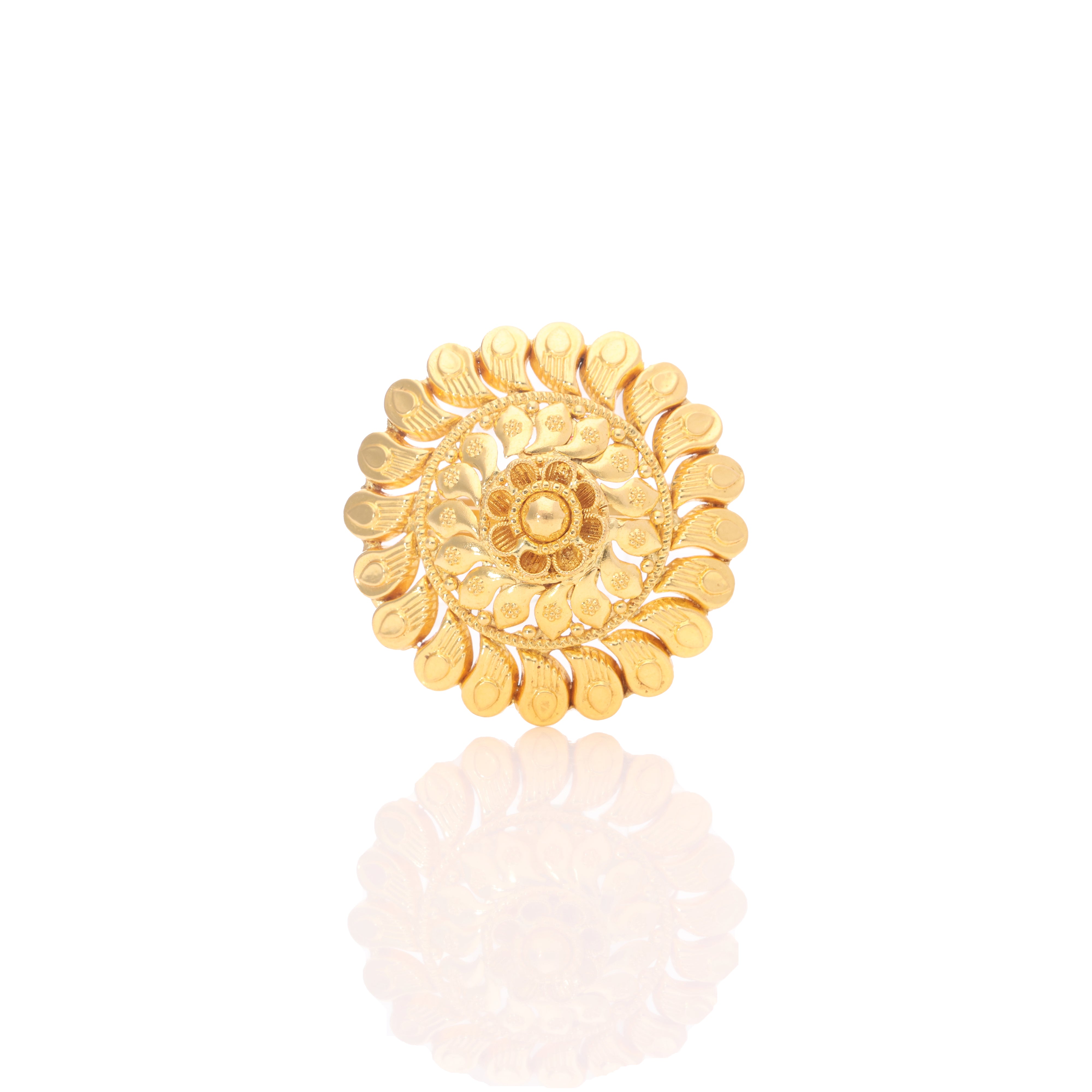 Sunflower Gold Ring