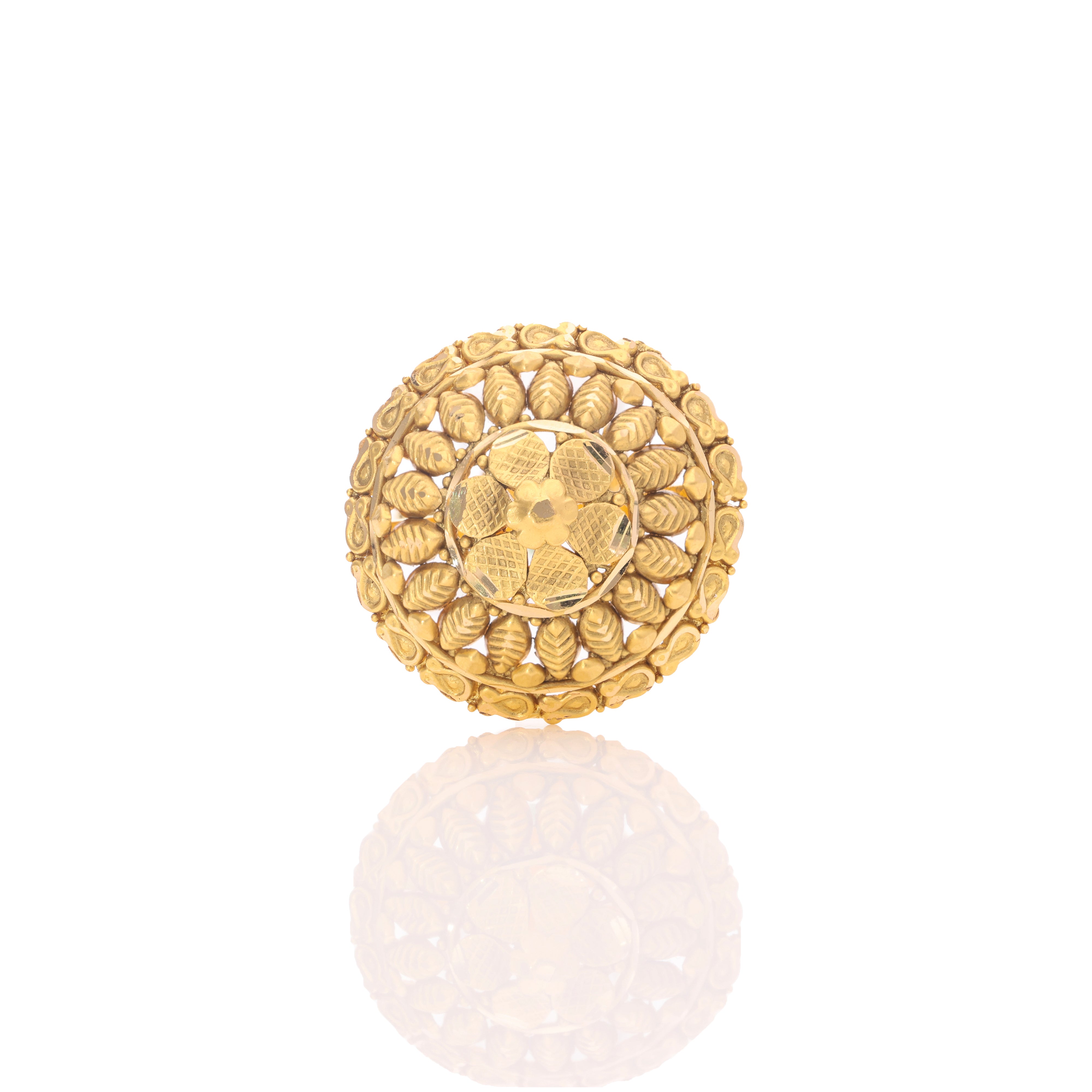 Lotus Heritage Gold Ring