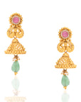 Ruhani Grace Gold Jhumkas