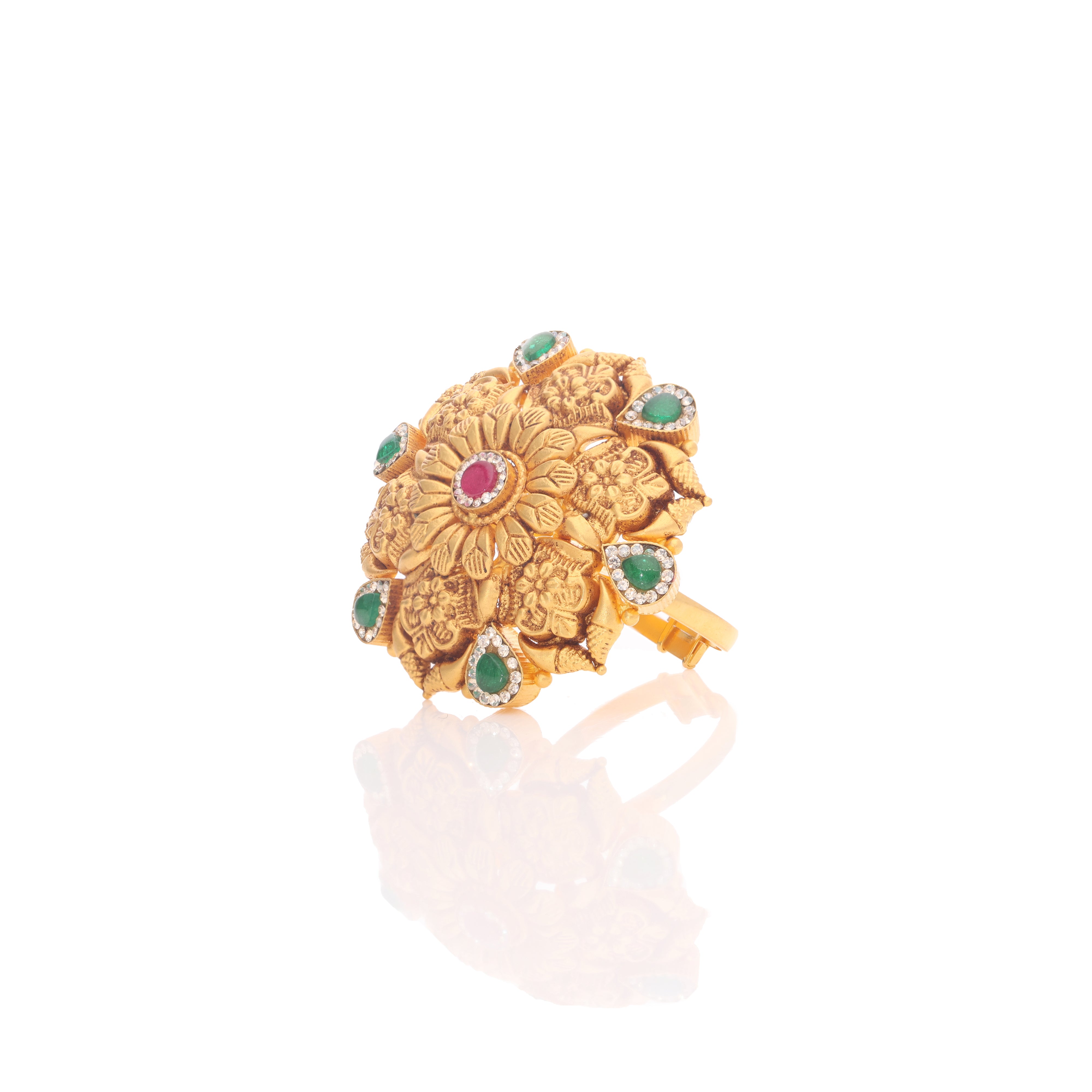 Flora Shine Gold Ring