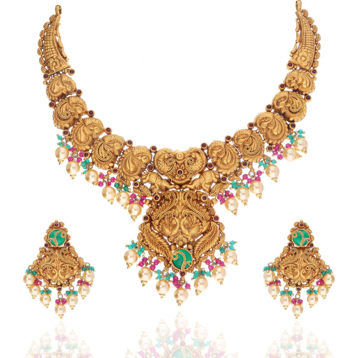Padmavati Kemp Necklace Set