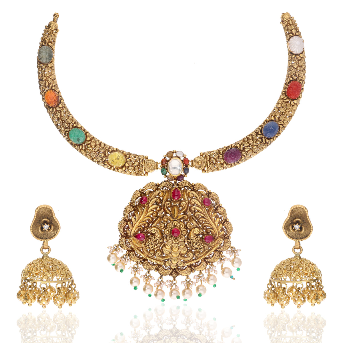 Navrasa Heritage Necklace Set