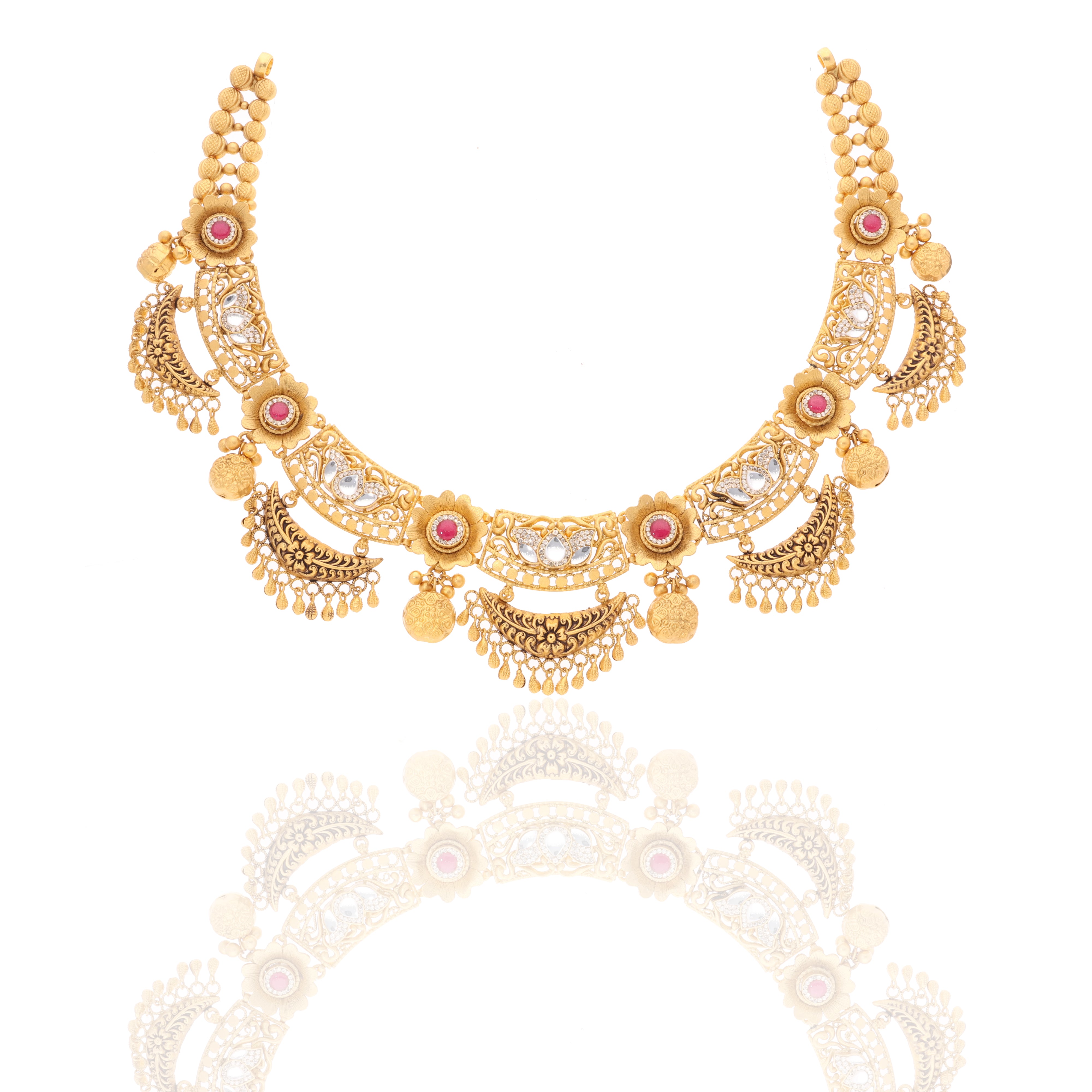 Gold Necklace Set For Women