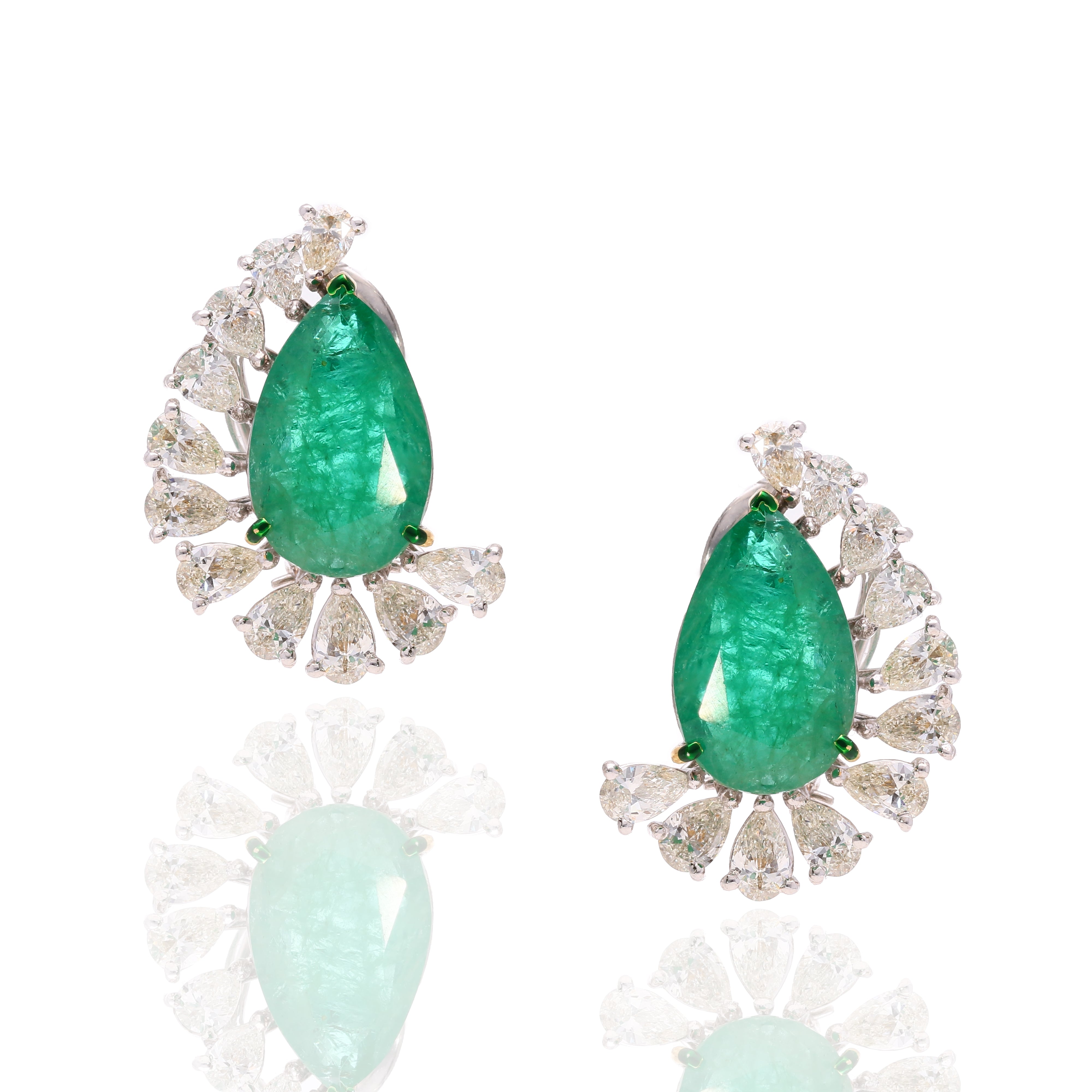 Ivory Lace Diamond Studs