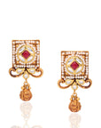 Kundan & Ruby Gold Set