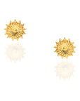 Floral Gold Jhumki