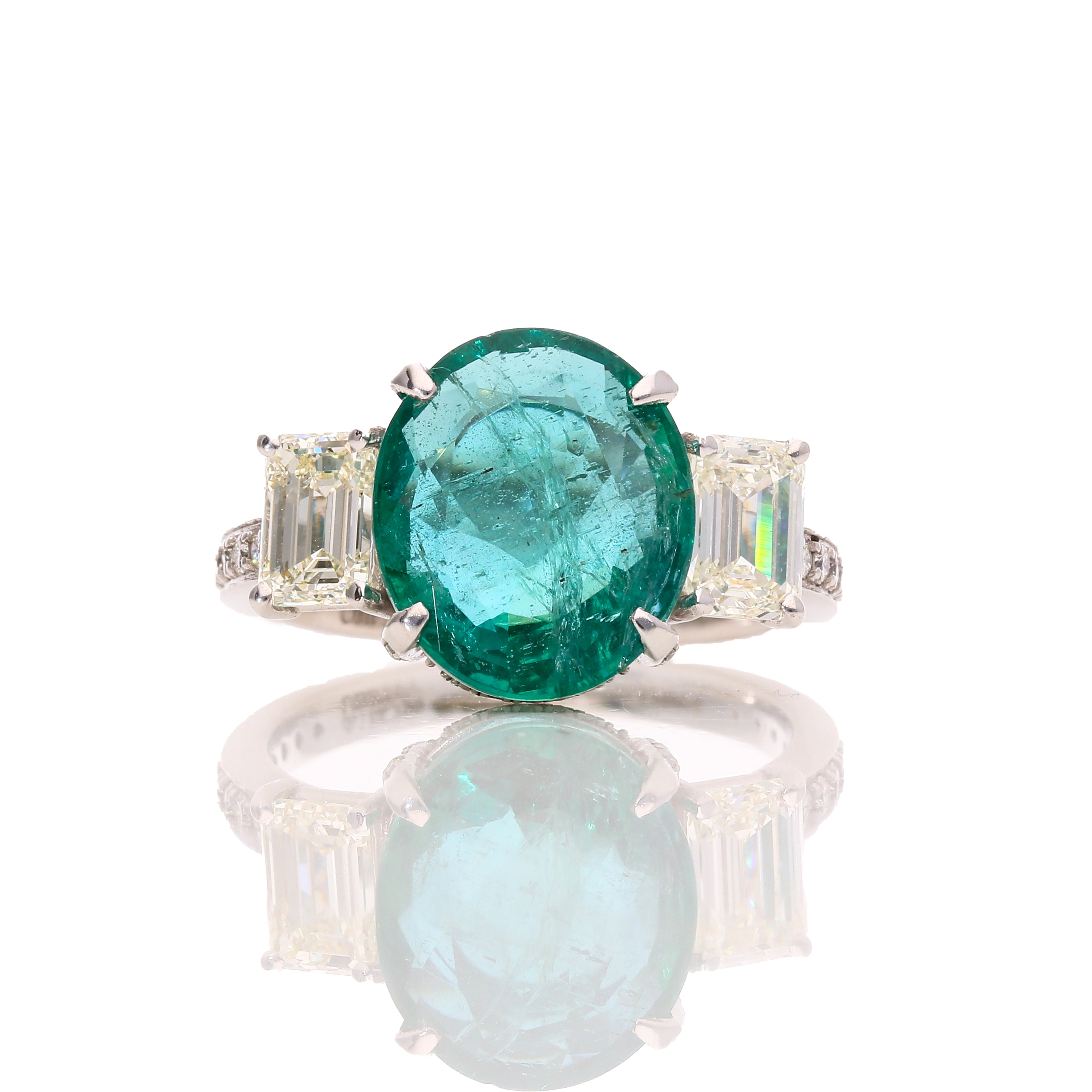 Emerald Empress Diamond Ring