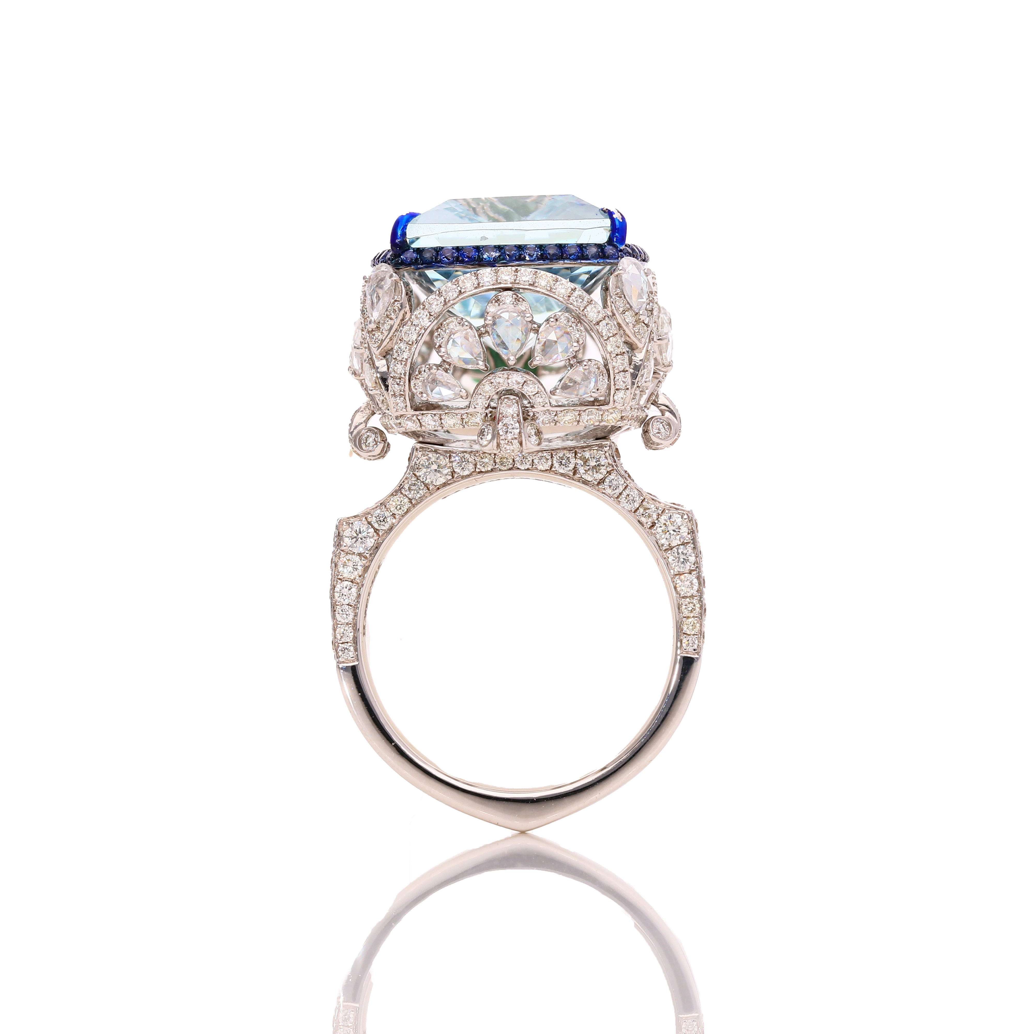 Blue Edge Royale Diamond Ring