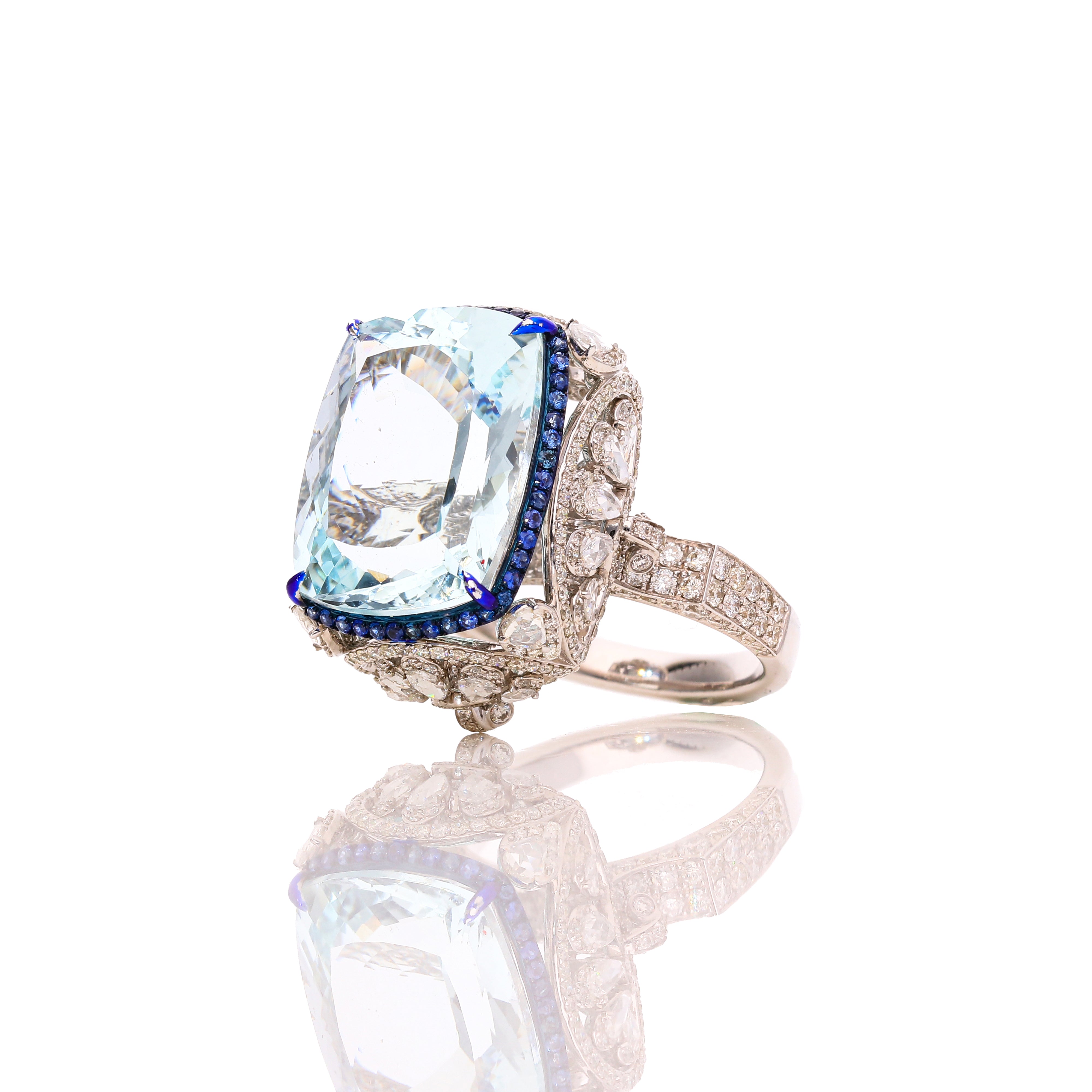 Blue Edge Royale Diamond Ring