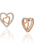 TwinHearts Glow Diamond Studs