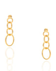 Interlock Gold Earrings