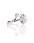 Flora Curve Diamond Ring