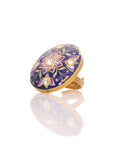 Floral Grace Gold Ring