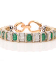 Green Glint Diamond Bracelet