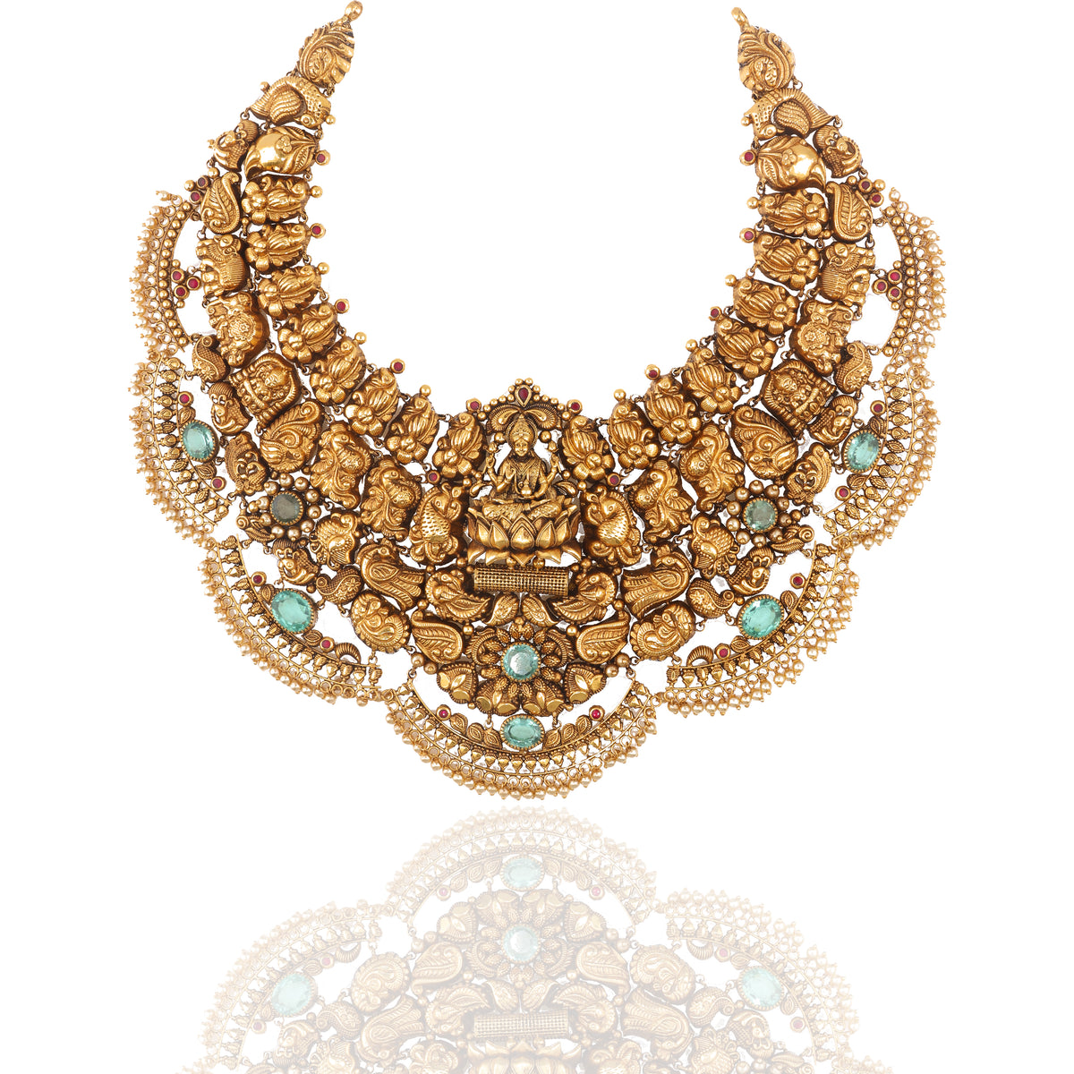 Goddess Carved Gold Set