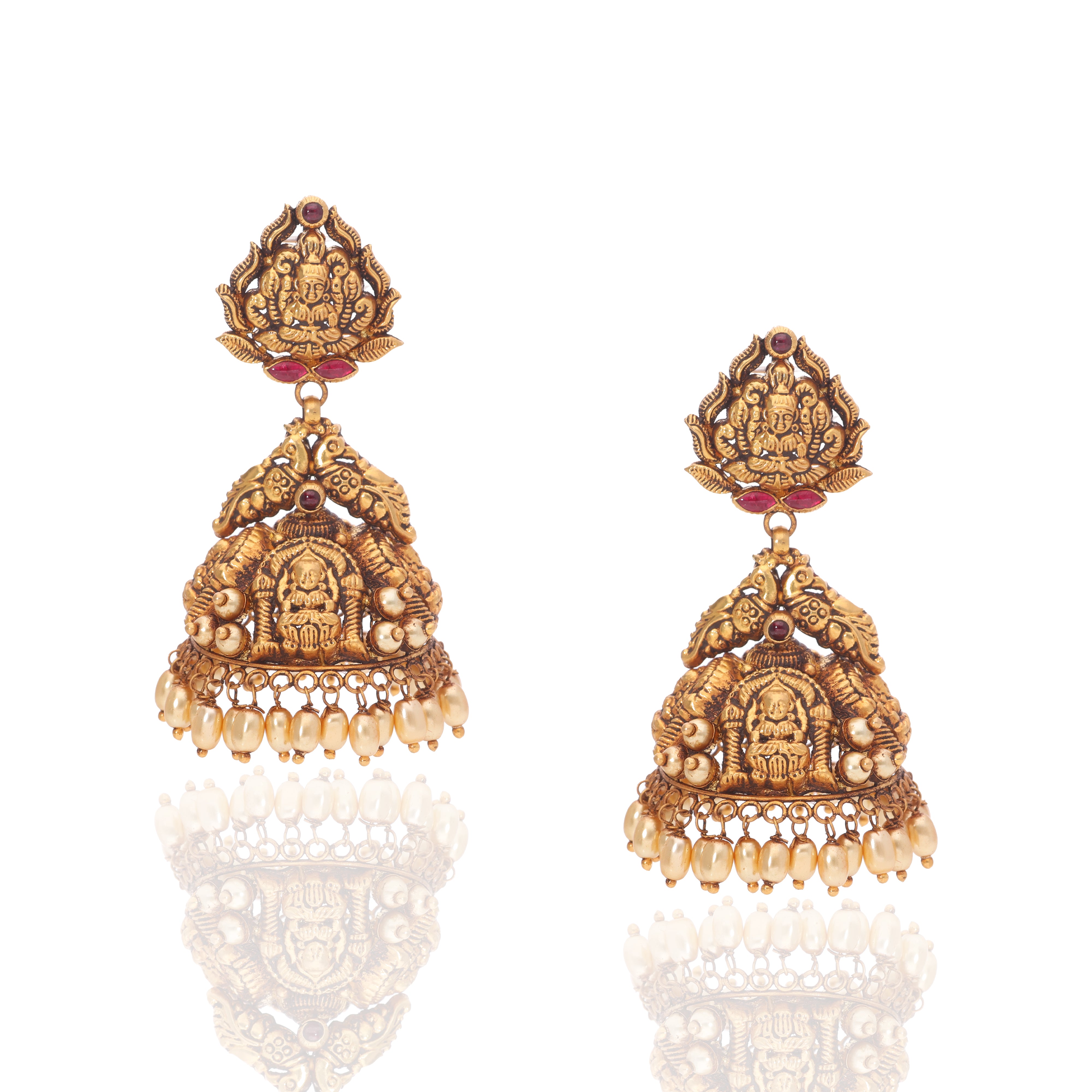 Goddess Carved Gold Set