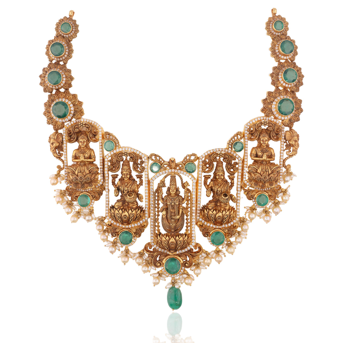 Moorti Nakshi Gold Necklace