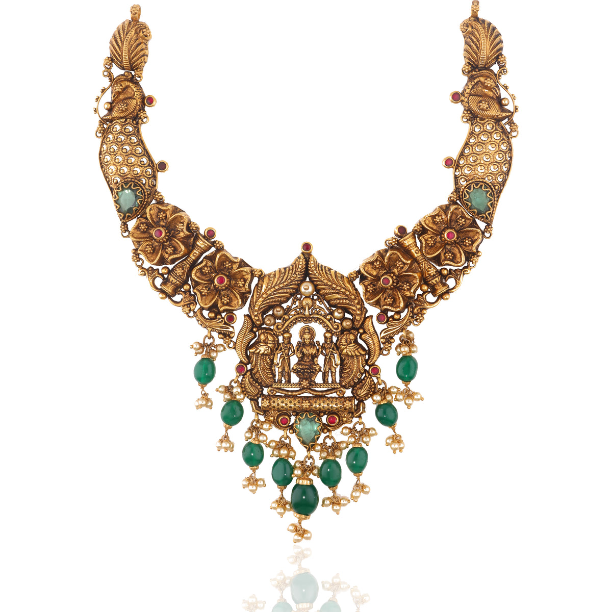 Laxmi Darbar Gold Set