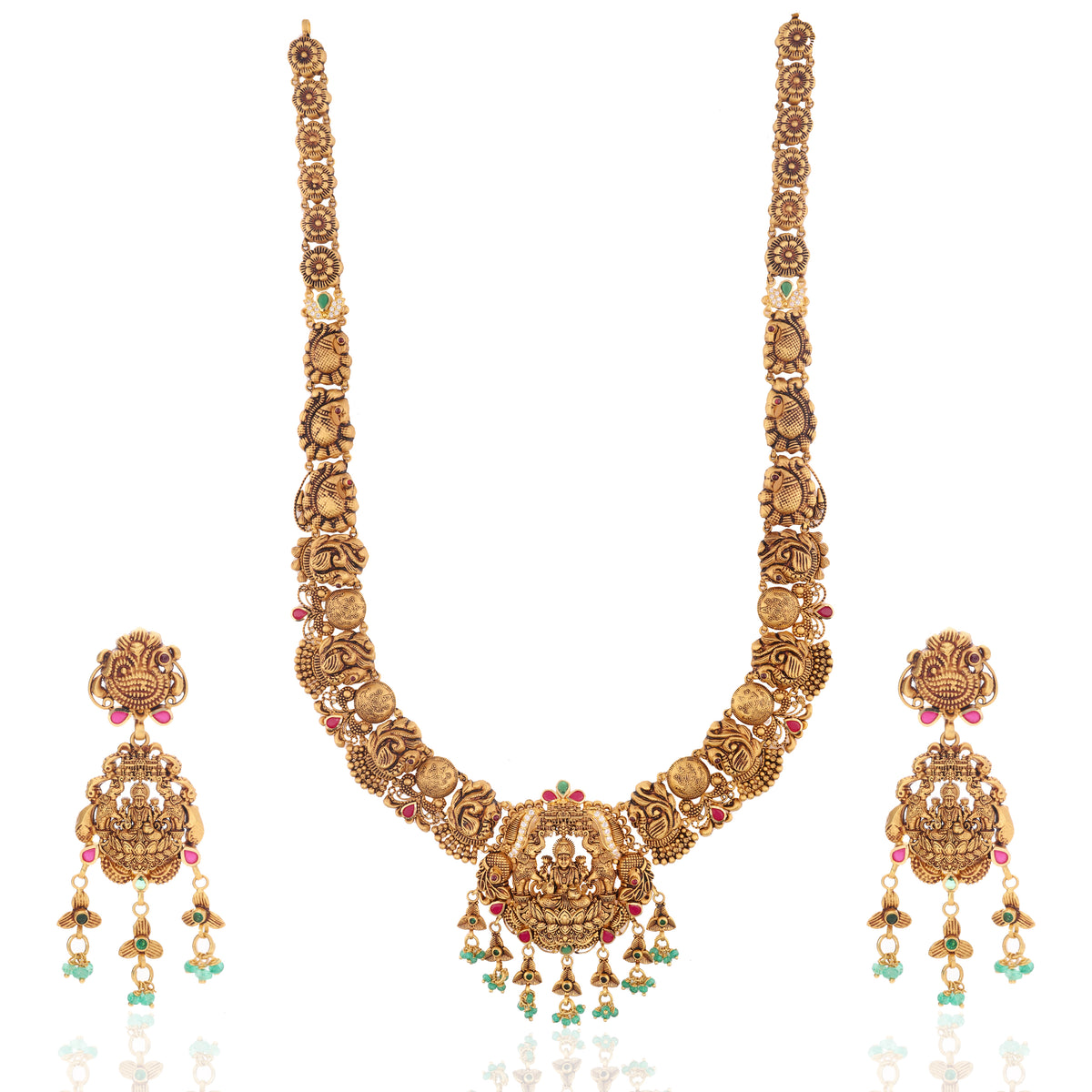 Divya Temple Gold Set