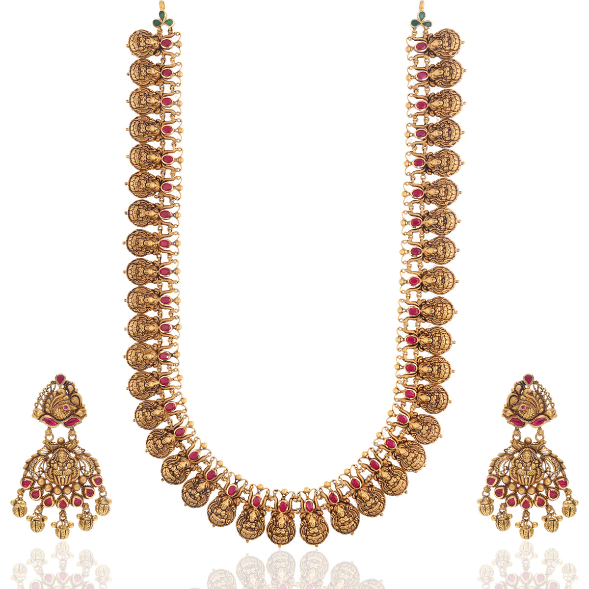 Sharda Temple Gold Set