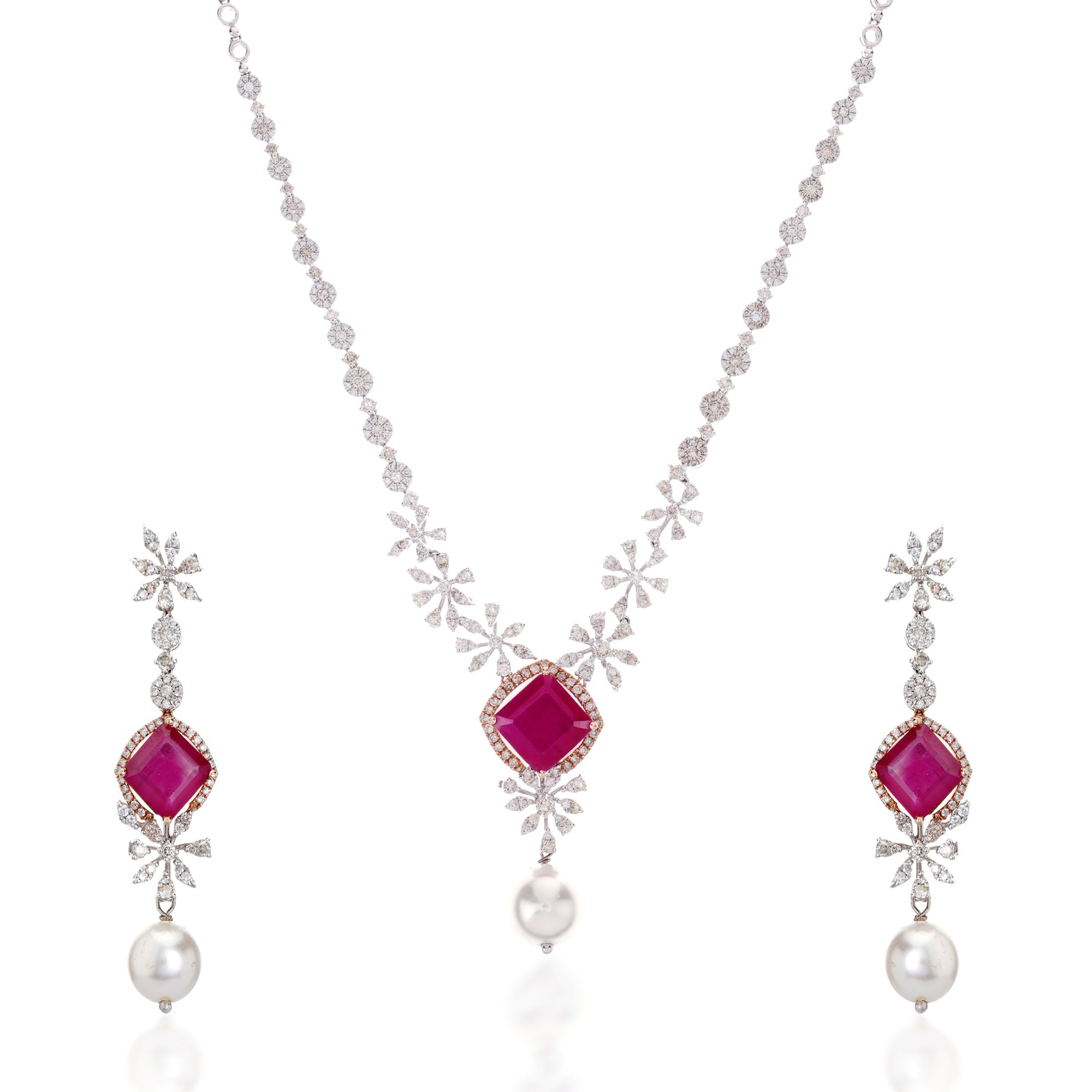 Diamond Jewellery Set